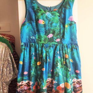 Modcloth | XL | Aquarium Dress 🐠
